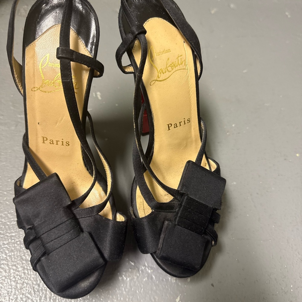Christian Louboutin Black Classic Heels